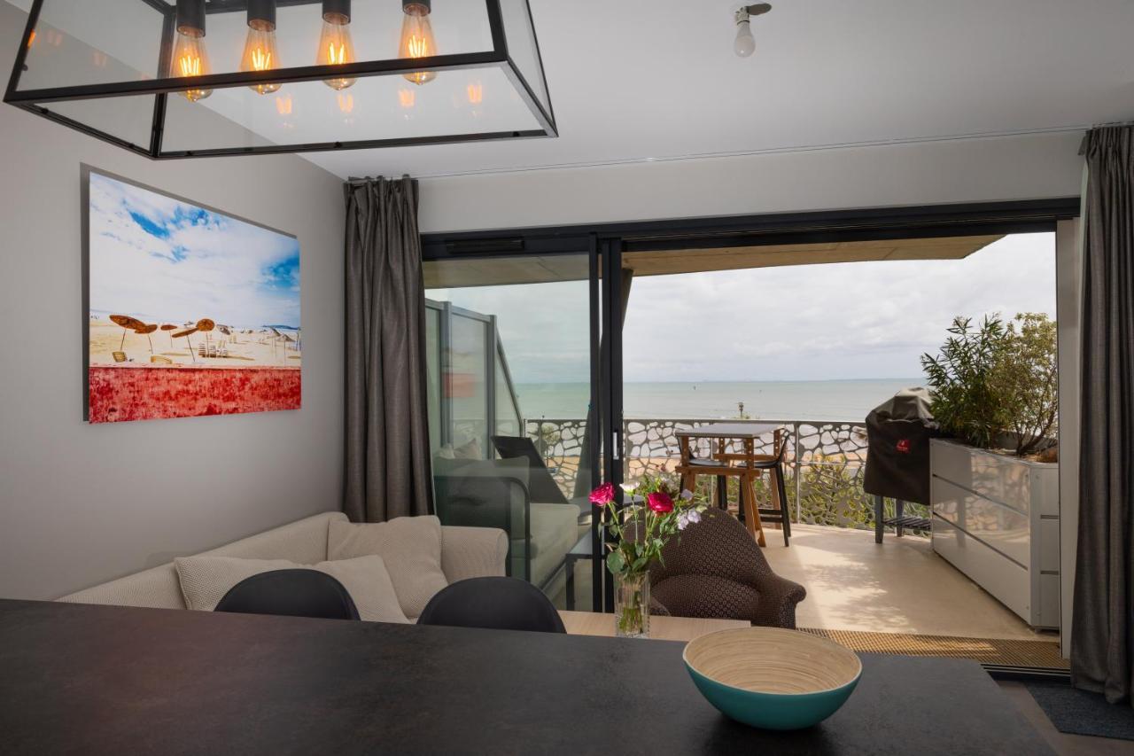 Apartamento Le Rêve, les pieds dans l'eau, face à l'Ile de Ré La Tranche-sur-Mer Exterior foto