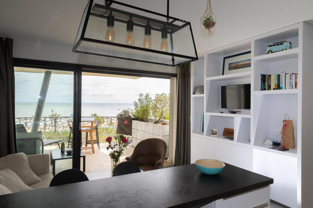 Apartamento Le Rêve, les pieds dans l'eau, face à l'Ile de Ré La Tranche-sur-Mer Exterior foto