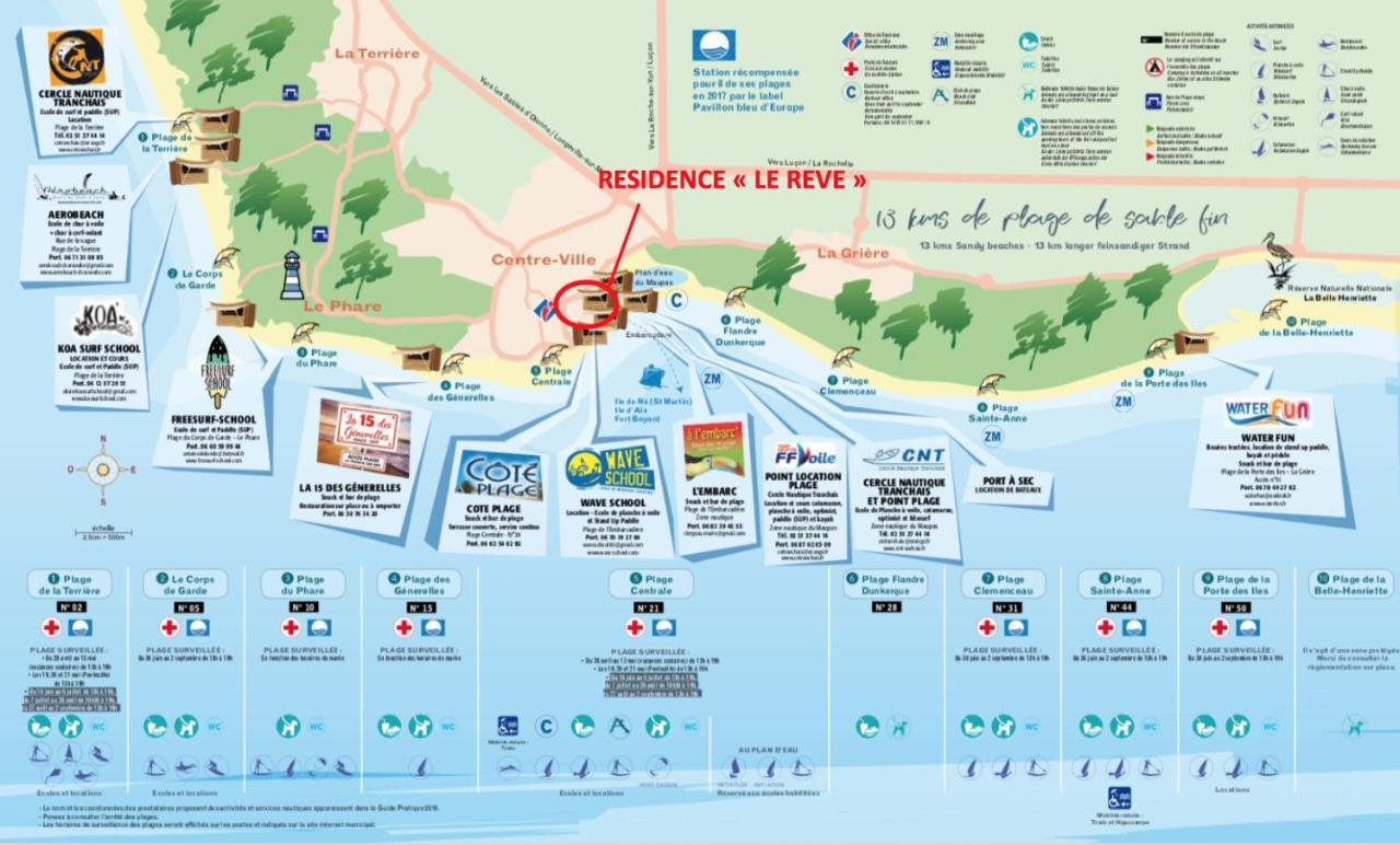 Apartamento Le Rêve, les pieds dans l'eau, face à l'Ile de Ré La Tranche-sur-Mer Exterior foto